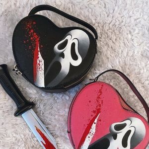Ghostface hand painted bag